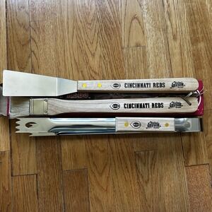 Cincinnati Reds MLB John Morrell Grilling Set 3 Piece 2012 Promo New in‎ Box